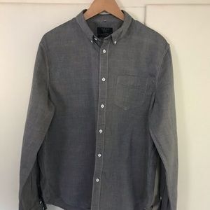 Rag &Bone Gray Dress Shirt XXL